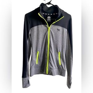 PINK Track Jacket Grey/Black XS